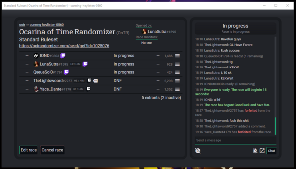 Racing - OoT Randomizer Wiki