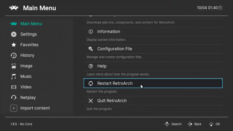 File:RetroArch-Configure-Restart.jpeg